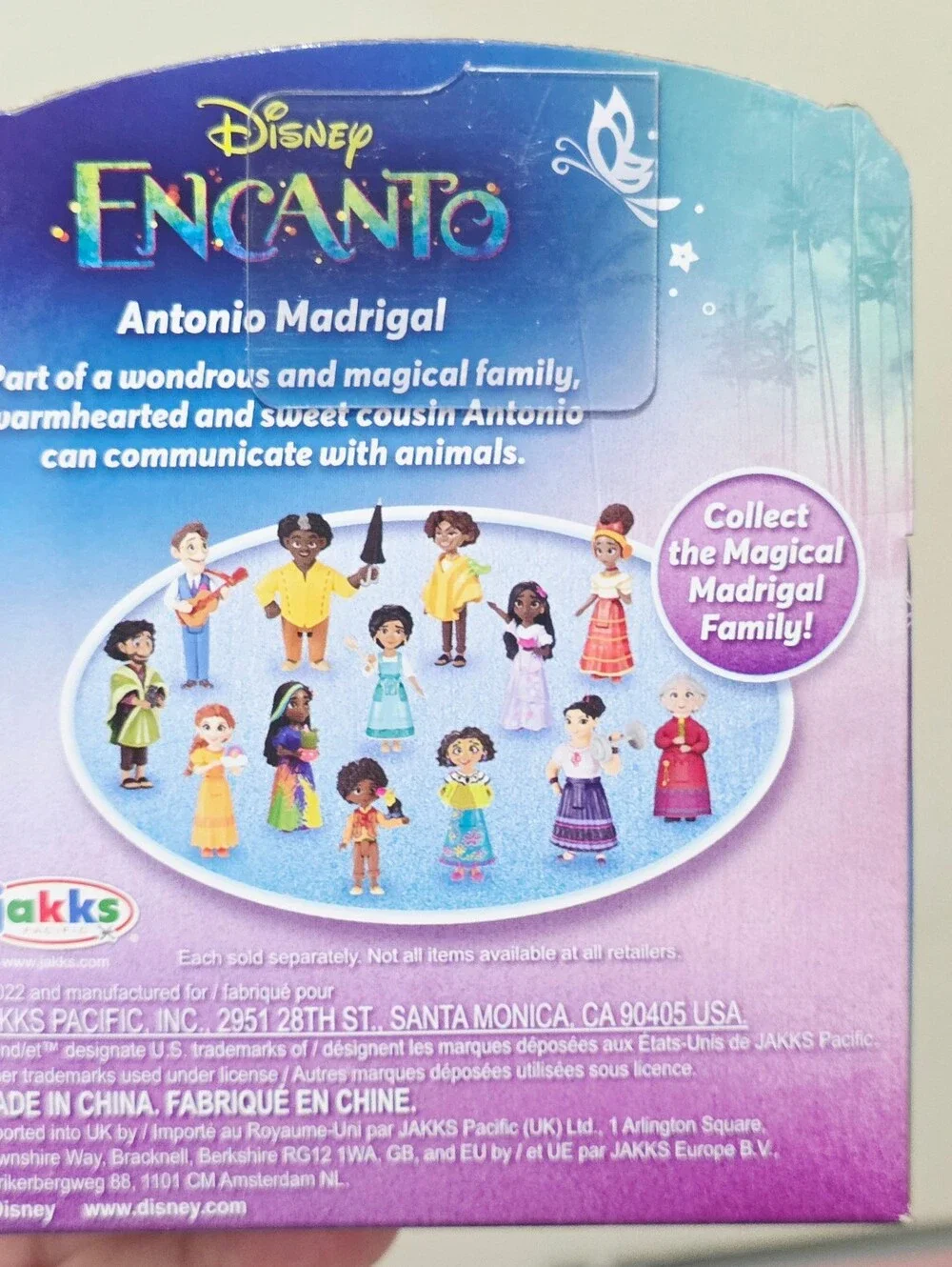 Brand New Small Disney's Encanto Antonio Madrigal Toy with parrot